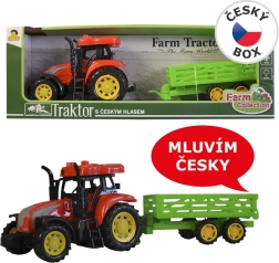 MaDe traktor pótkocsival, magyarul beszél
