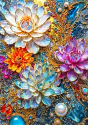 Gyöngyház Tavirózsa Puzzle 1000 Darab