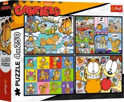 Garfield puzzle – utálja a hétfőt 4×250 darab