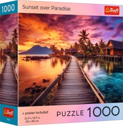 Trefl puzzle naplemente a paradicsom felett 1000 darab
