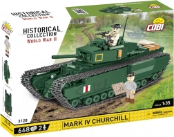 MARK IV CHURCHILL harckocsi építőkészlet 1:35 (668 elem)
