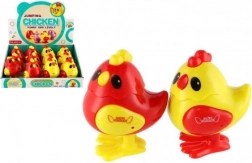 Ugráló műanyag kulcsos csibe 7 × 9 cm, 2 szín