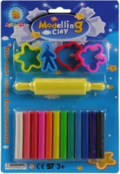 Gyurmakészlet gyerekeknek – 12 szín hengerrel és formákkal