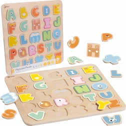Classic World fa Montessori puzzle ábécé 27 db