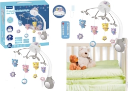 Forgó projektorral és távirányítóval, szürke színben