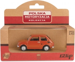 FIAT 126p PRL barna modellautó 1:43