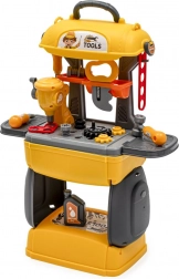 3 az 1-ben Baby Mix gyermek műhely szerszámokkal – 28 darabos bőrönd