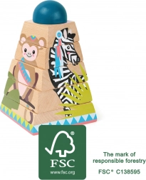 Fa rakosgató torony Jungle small foot