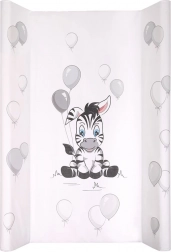 NEW BABY Zebra pelenkázó alátét, fehér, 80 × 50 cm