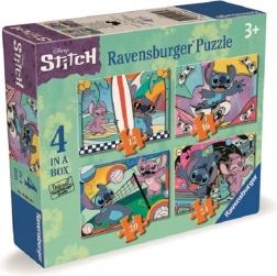 Ravensburger Puzzle Disney: Stitch szórakoztató tevékenységek 4 az 1-ben