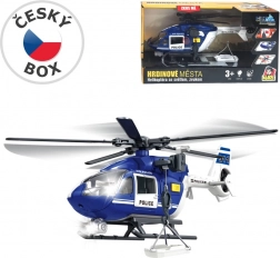 rendőrségi mentőhelikopter – műanyag modell 34,5 cm