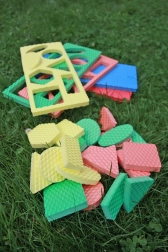 Geometriai formák habtáblákban