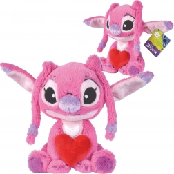 DISNEY plüss Lilo és STITCH – Angel szívecske 25 cm
