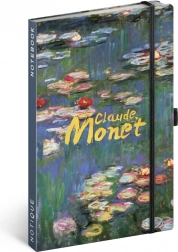 Vonalazott jegyzetfüzet NOTIQUE Claude Monet 13 × 21 cm