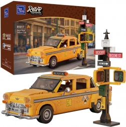Pantasy építőkészlet sárga taxi Yellow Cab 36,5 cm, 1601 darab
