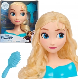 DISNEY FROZEN Elsa fésülő és hajformázó fej kefével