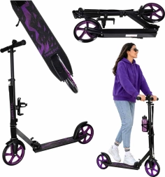 Összecsukható városi roller Trike Fix 200 mm fekete-lila