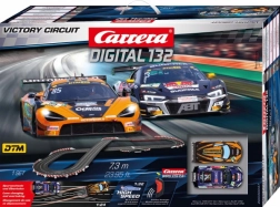 Carrera Digital 132 Victory Circuit 7,3 m autópálya McLaren 720S GT3 és Audi R8 LMS GT3 autókkal