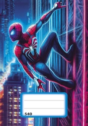 A5-ös vonal nélküli füzet Szuperhős mintával