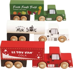 Le Toy Van fa teherautó-készlet gyerekeknek