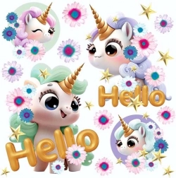 vasalható matricák pony world – készlet 15 × 21 cm