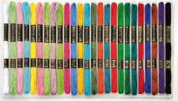 Playbox hímző- és kézműves pamutfonalak, 25 db