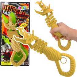 Harapó dinoszaurusz csontváz – fogó, barna