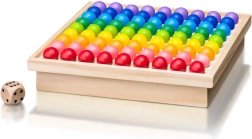 POPULAR fa golyós játék – színes sudoku és társasjátékok