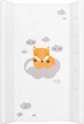 New Baby pelenkázó alátét fehér róka mintával 50 × 70 cm