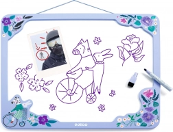 Djeco mágneses törölhető tábla zebra fa kerettel