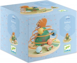 DJECO RollNut fa fűzős játék