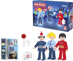 Igráček Trio Mentünk – tűzoltó, rendőr és mentős