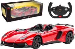 Versenyautó RC Lamborghini Aventador Cabrio Piros