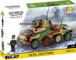 Sd.Kfz. 234/2 Puma 1:35 páncélozott felderítő jármű építőkészlet (COBI)