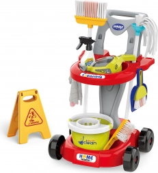 gyermek takarítókocsi tartozékokkal, 55 cm