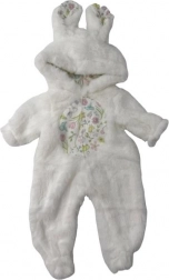 Nyuszi kezeslábas babáknak 40-43 cm