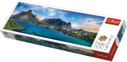 500 darabos panoráma puzzle – Lofoten, Norvégia