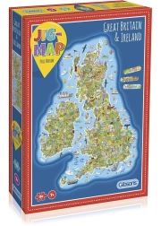 Oktatási puzzle Nagy-Britannia és Írország térképe 150 darab