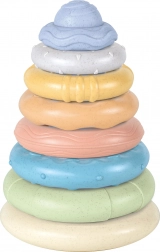 Gyűrűtorony pálcán, 20 cm