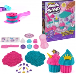 Kinetic Sand Unicorn cukrászda – cupcake-készítő szett 453 g kiegészítőkkel