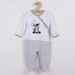 Újszülött pamut kezeslábas NEW BABY Zebra Exclusive