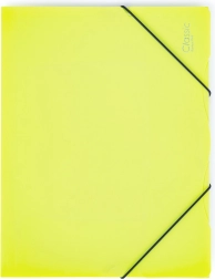 Gumis mappa A4, nem átlátszó, limezöld
