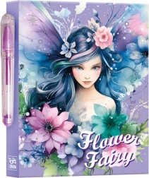 Flower Fairy Iris tündérmintás jegyzettömb- és matrica szett