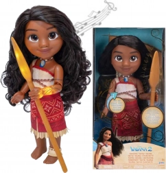 Disney Princess éneklő baba MOANA tetoválással és evezővel 35 cm