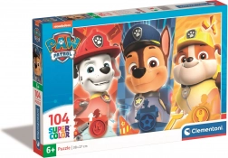 104 darabos Paw Patrol témájú puzzle a Clementonitól