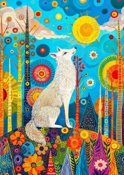 ENJOY Puzzle Fehér védelmező 1000 darabos