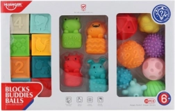 Huanger nagyméretű baba játék készlet az érzékek fejlesztésére