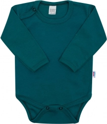 újszülött body New Baby Classic II petrolkék