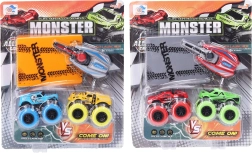 Kilövős fém autók 2 db