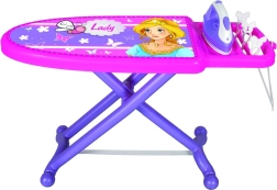 Összecsukható vasalódeszka hajtogatható vasalóval